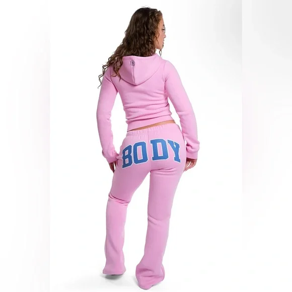 BODY BY RAVEN BACKSHOT SWEATSUIT 2.0 BUBBLEGUM PINK!!🍬🩷 - Picture 2 of 7